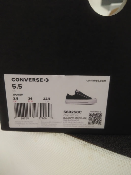 Converse toile noire P36
