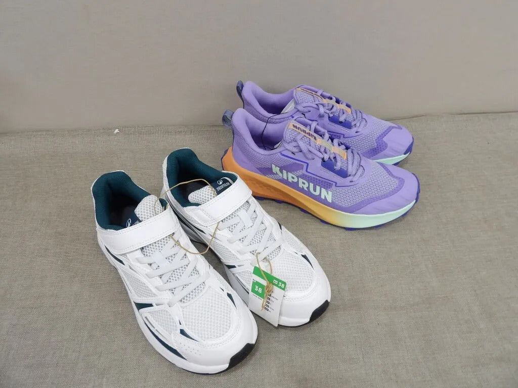 2 paires de baskets de running et multi-sport KIPRUN et DECATHLON P38