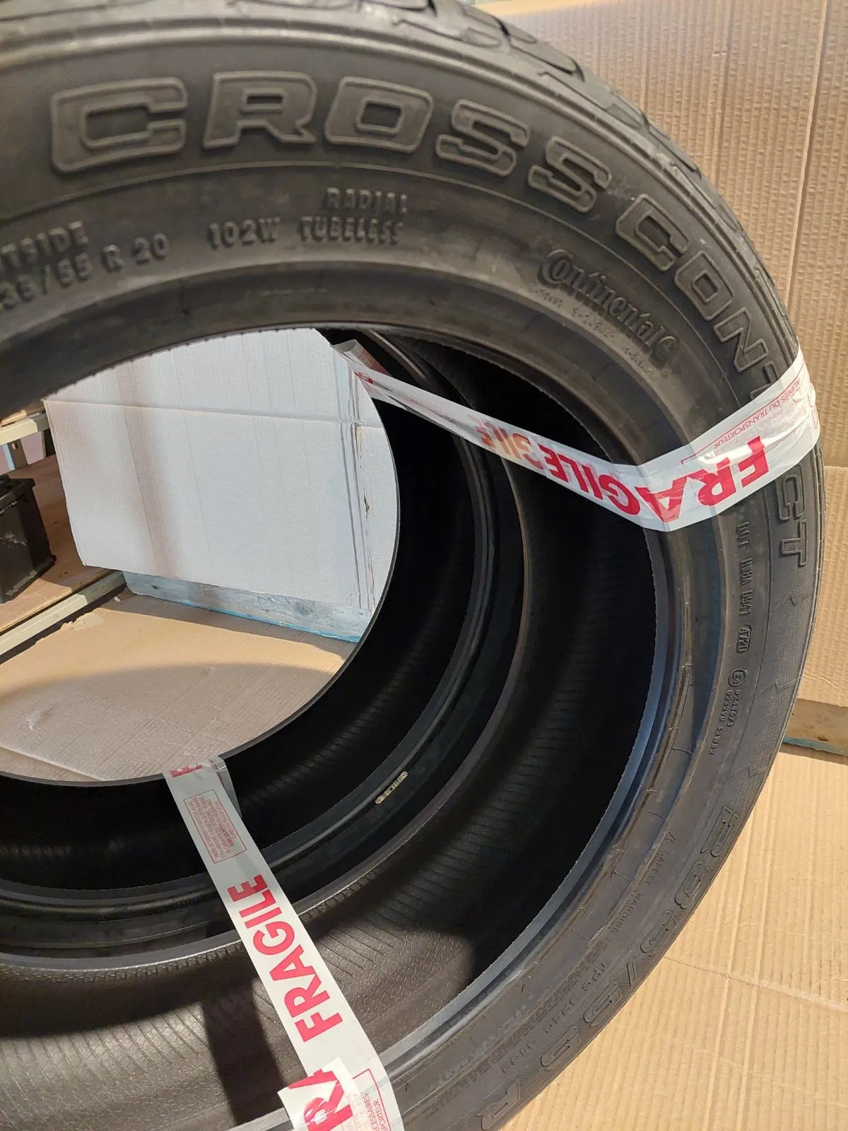 CONTINENTAL - 2 Pneus CrossContact LX Sport - 235/55 R 20 102W